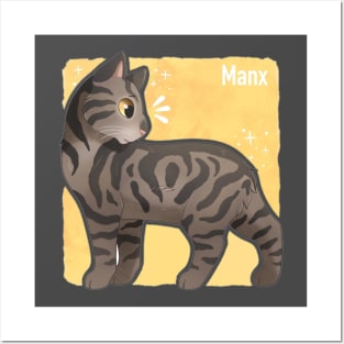 Cat Manx Posters and Art